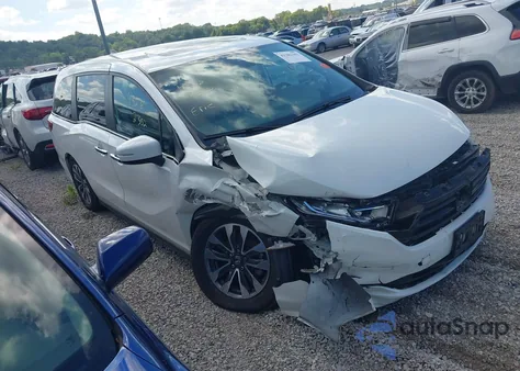 2021 Honda Odyssey Ex-L z USA, uszkodzony, nr VIN 5FNRL6H70MB032702